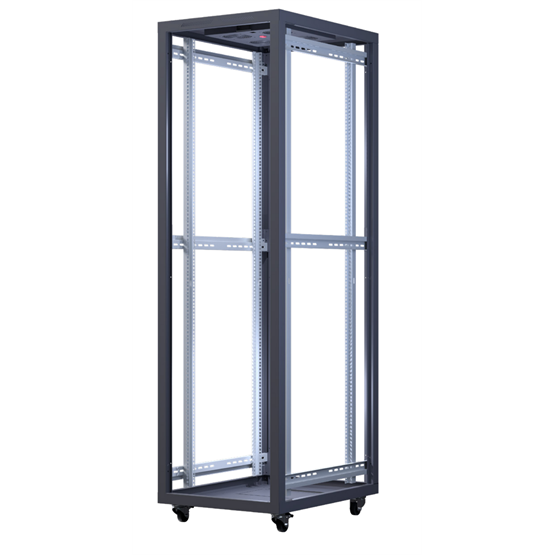 FORMRACK 32U Cosmoline 600x800 19" szabadon álló rack szekrény - RAL9005 fekete