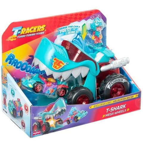 Flair Toys T-Racers: óriás kék cápajárgány figurával (PTRSP116IN10)