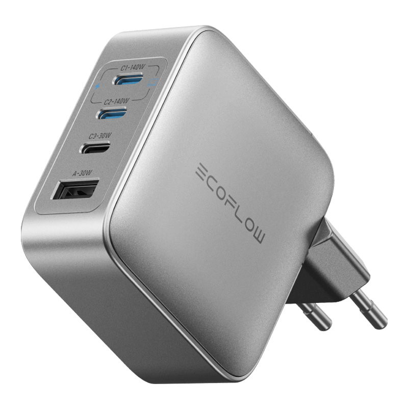 EcoFlow RAPID Pro 140W   3xUSB-C  1xUSB-A  GaN hálózati töltő