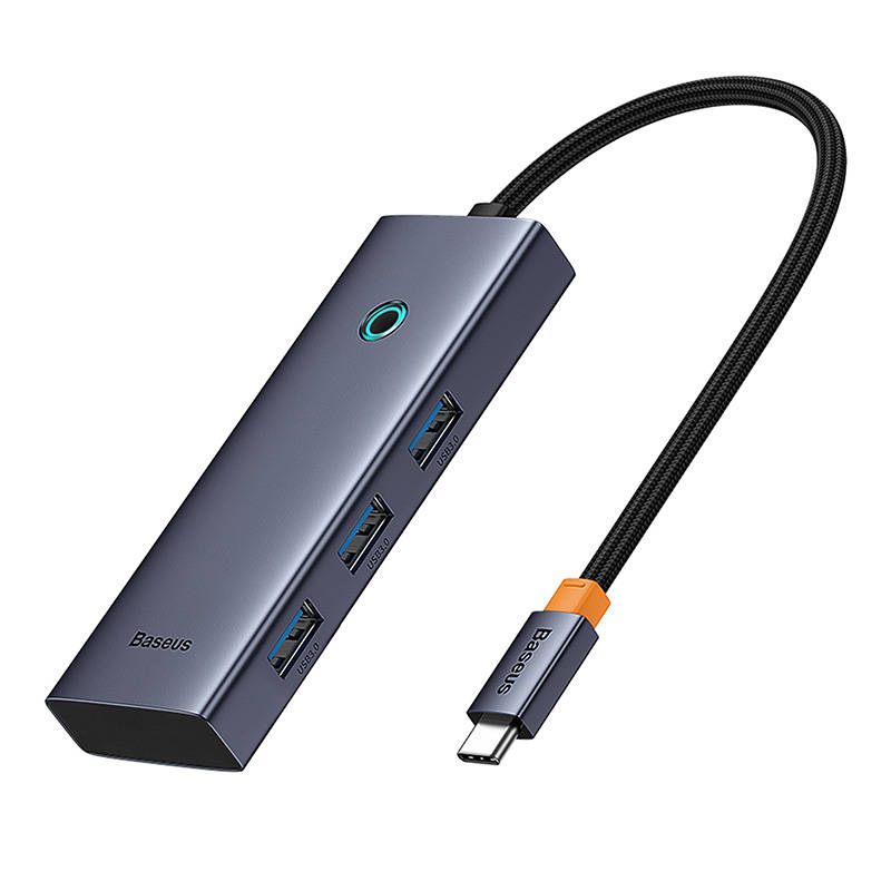 5-in-1 Hub Baseus UltraJoy Series USB-C to HDMI4K@30Hz+3xUSB 3.0+1xPD (grey) 5-in-1 Hub Baseus UltraJoy Series USB-C to HDMI4K@30Hz+3xUSB 3.0+1xPD (grey)