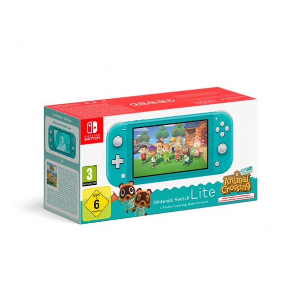 Nintendo Switch Lite Turquoise + Animal Crossing: New Horizons játékkonzol csomag
