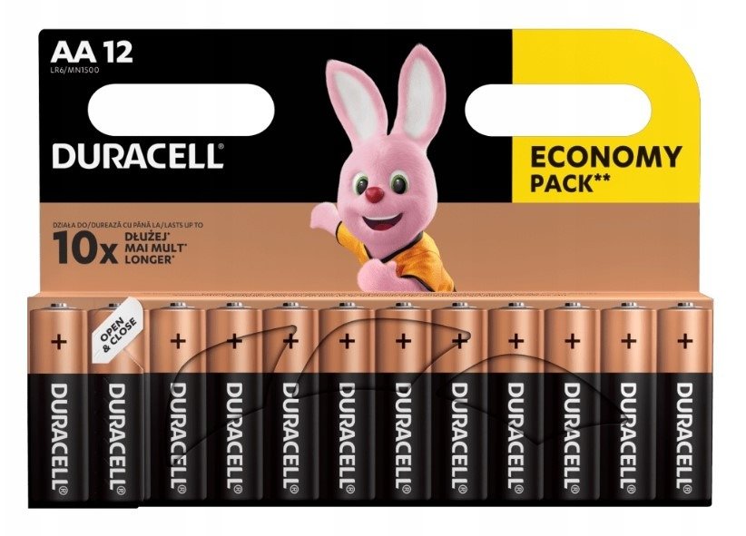 Duracell Basic LR6 / AA alkáli elemek 12 db