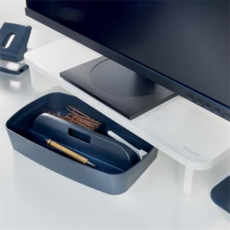 Monitorállvány, LEITZ "Ergo Cosy", fehér