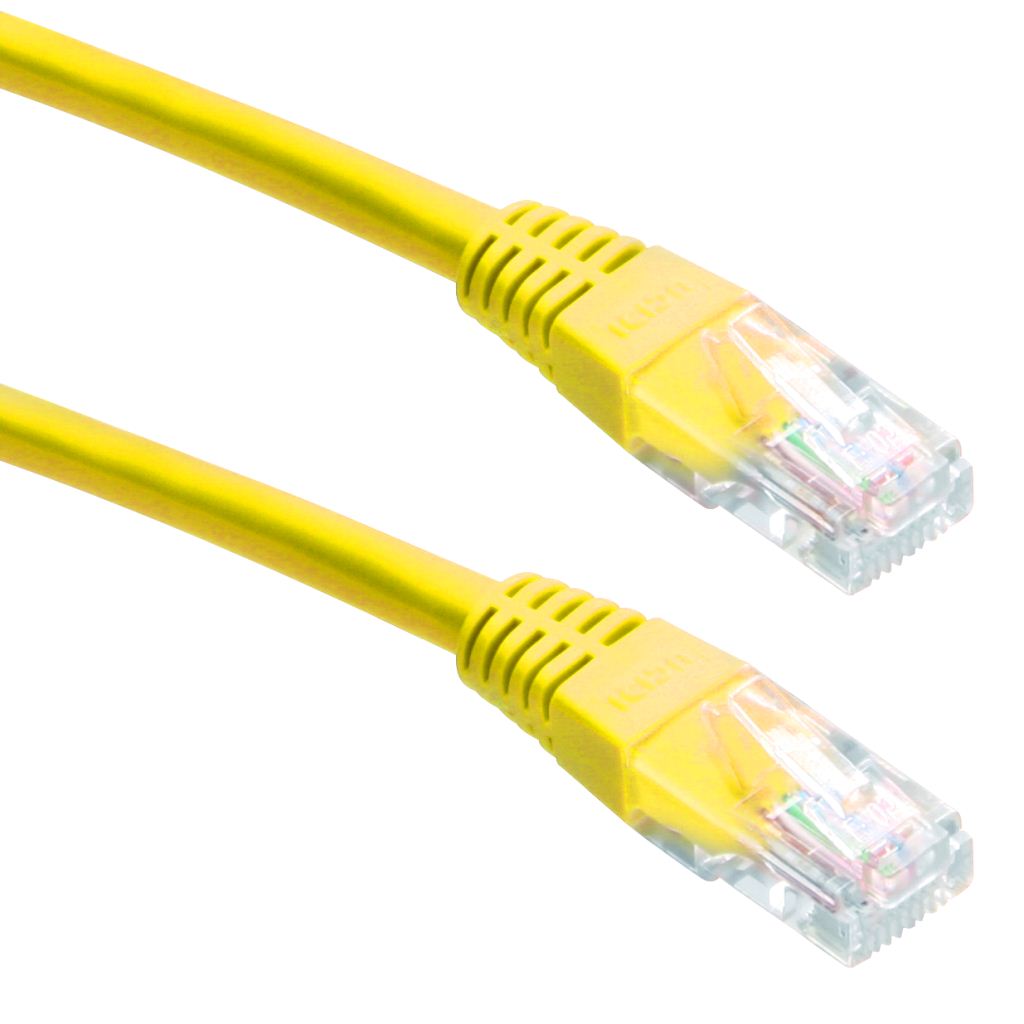 Gembird Cablexpert UTP CAT5e patch kábel 2m sárga  (PP12-2M/Y)