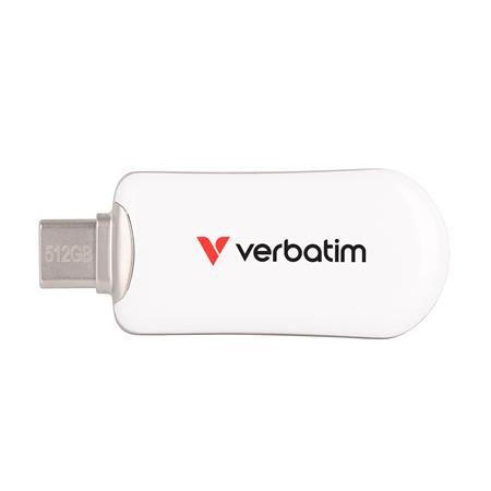 VERBATIM Plectra 512GB USB-C 3.2 Gen1 Pendrive Fehér