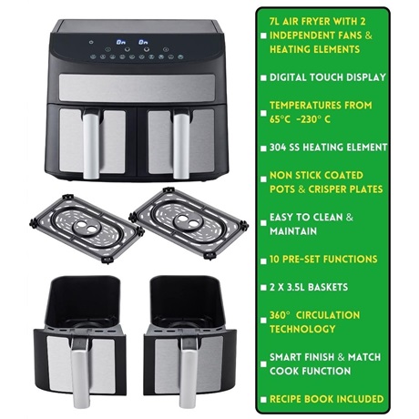 Kochwerk 12549 FORRÓLEVEGŐS SÜTŐ 2 X 3,5 L