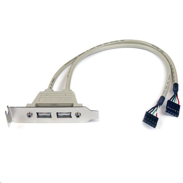 StarTech.com 2x USB 2.0 hátlapi kivezetés (USBPLATELP) StarTech.com 2x USB 2.0 hátlapi kivezetés (USBPLATELP)