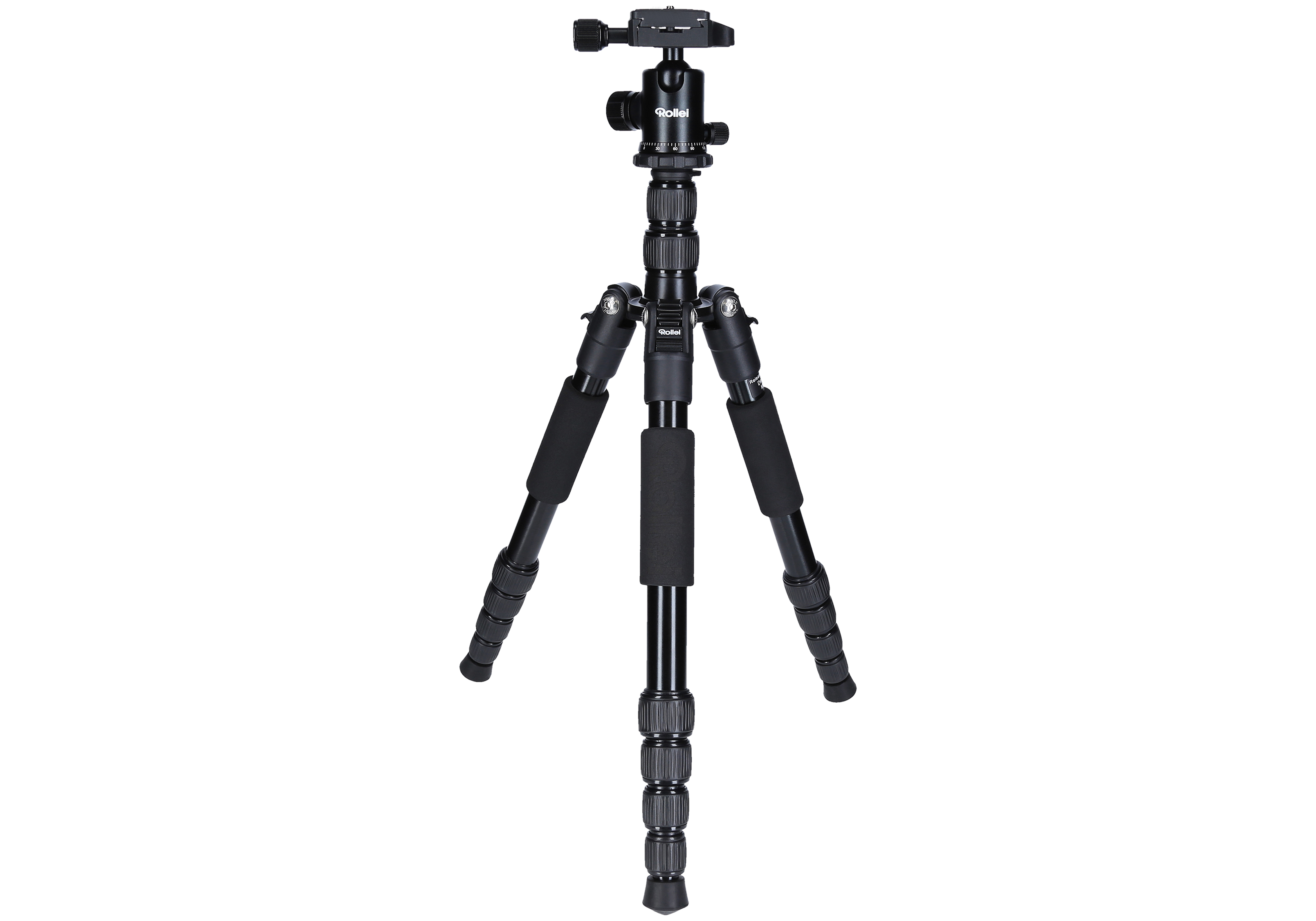 Rollei T2 állvány + monopod  gömbfejjel bélelt táskával  duplán kihúzható középoszloppal Fekete