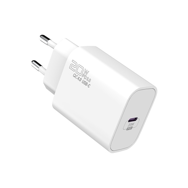 S-Link   SL-EC62PD  20W QC4.0  Type-C to Lightning 1m Hálózati töltő Fehér 