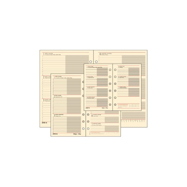 Realsystem 2/500 éves heti beosztású gyűrűs naptár kiegészítő Realsystem 2/500 éves heti beosztású gyűrűs naptár kiegészítő