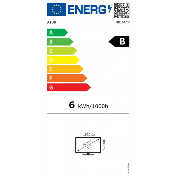 ASUS 15,6" MB169CK ZenScreen FHD IPS USB-C Hordozható monitor