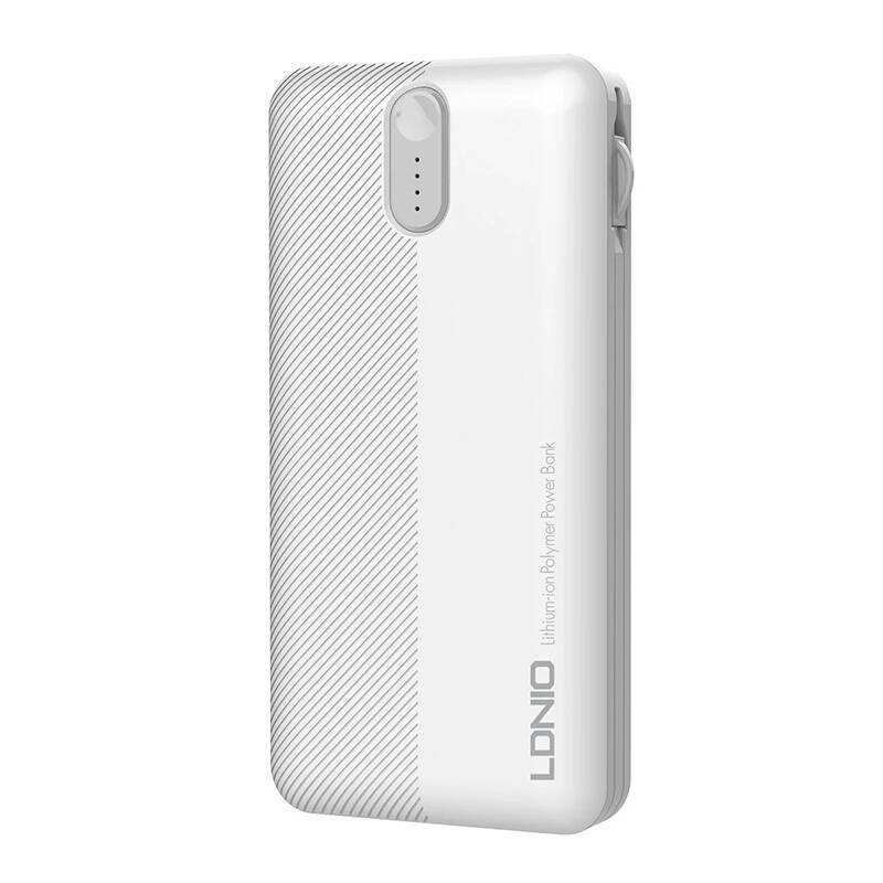 Powerbank LDNIO PL1013, 10000mAh + 3in1 cable (black)