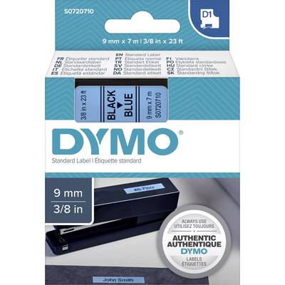 DYMO feliratozószalag D1, 9mm, kék/fekete, S0720710