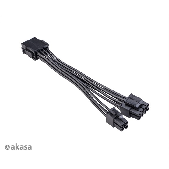  Akasa 8-Pin to 8+4 pin adapter 15 cm  AK-CBPW22-15 kábel