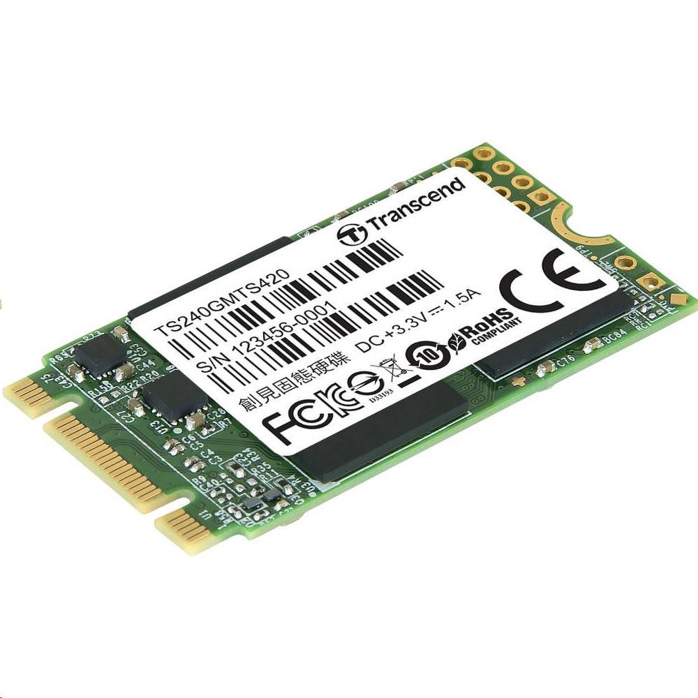 240GB Transcend MTS420 M.2 2242 SSD meghajtó (TS240GMTS420S) 240GB Transcend MTS420 M.2 2242 SSD meghajtó (TS240GMTS420S)