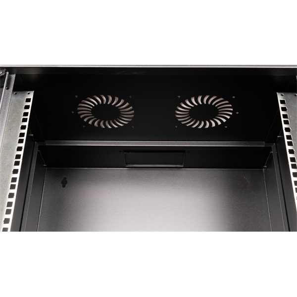 Equip Fali Rackszekrény EWM-12-5440-B 19" 12U 540x400mm lapra szerelt Fekete Equip Fali Rackszekrény EWM-12-5440-B 19" 12U 540x400mm lapra szerelt Fekete