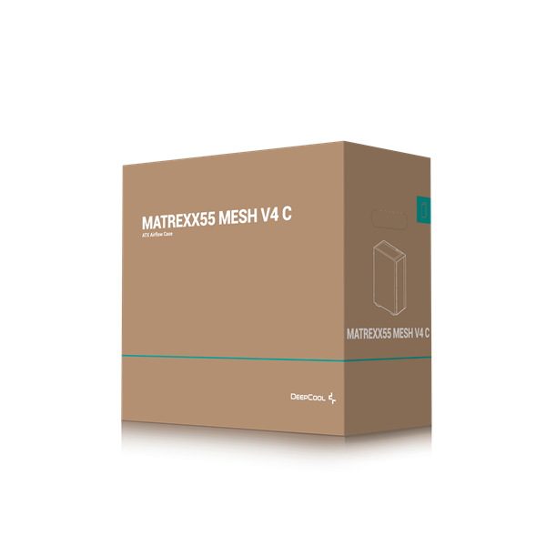 DeepCool MATREXX55 MESH V4 C fekete ablakos 3x14cm + 1x12cm A-RGB venti Számítógépház DeepCool MATREXX55 MESH V4 C fekete ablakos 3x14cm + 1x12cm A-RGB venti Számítógépház