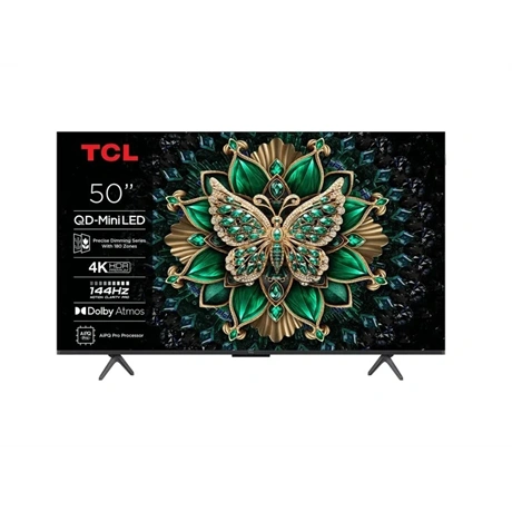 TCL 50" 50C6K Premium QD-Mini LED Smart Televízió