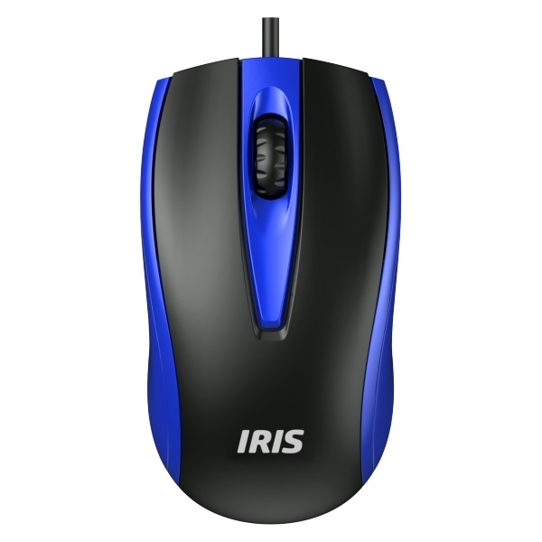 IRIS E-16 egér fekete-kék