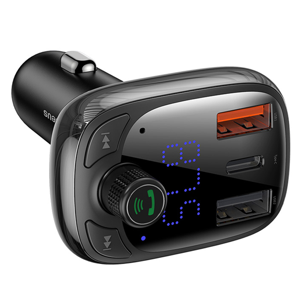 Baseus CCMT000101 S-13 fekete FM transzmitter Baseus CCMT000101 S-13 fekete FM transzmitter