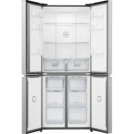 Gorenje NRM819E61X Side by Side hűtőszekrény Szürke