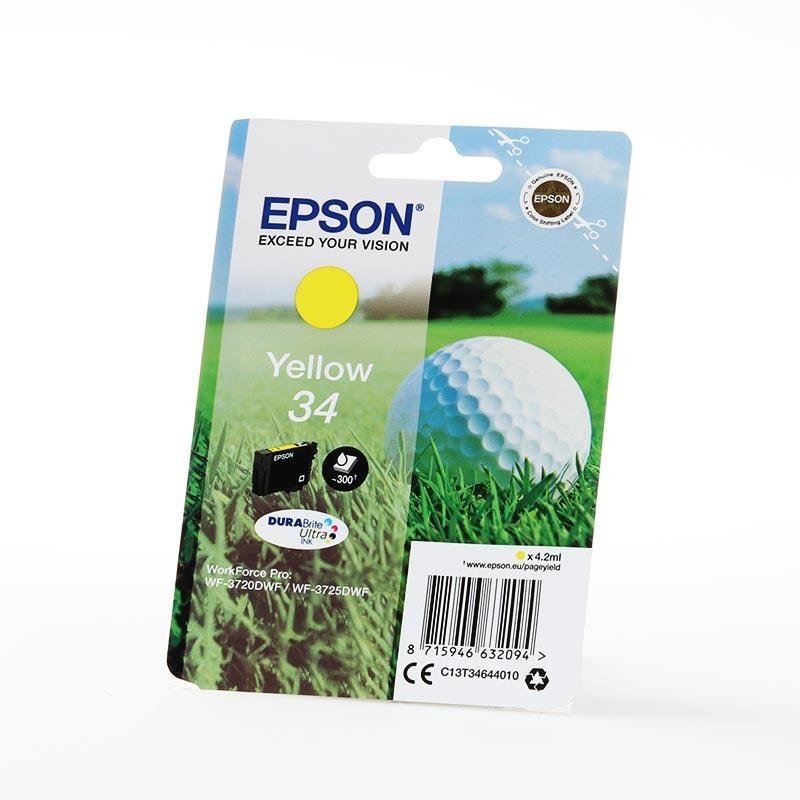 Epson 34 DURABrite Ultra tintapatron sárga (C13T34644010) Epson 34 DURABrite Ultra tintapatron sárga (C13T34644010)
