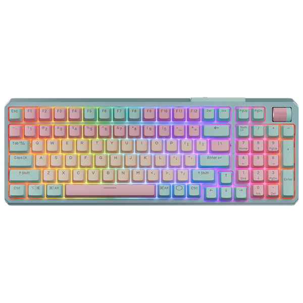 COOLER MASTER MK770 Mechanikus Gaming Red Switch Vezeték Nélküli Billentyűzet HU Makaron COOLER MASTER MK770 Mechanikus Gaming Red Switch Vezeték Nélküli Billentyűzet HU Makaron
