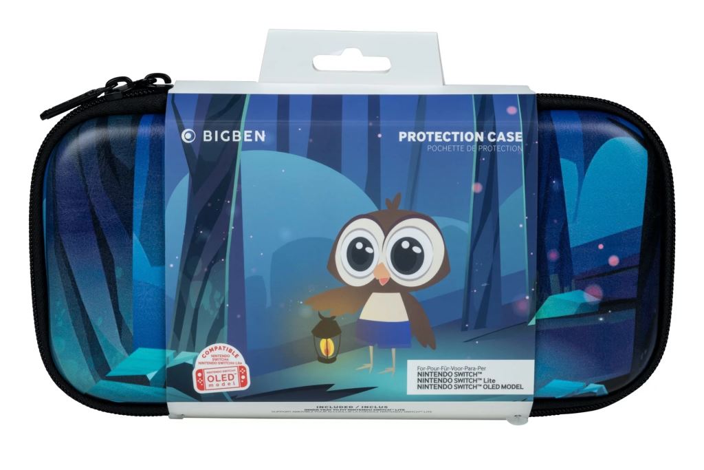 Nacon Nintendo Switch utazótok baglyos minta (SWITCHPOUCHOWL)