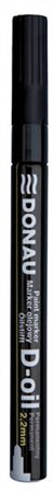 DONAU Lakkmarker, 2,2 mm, S,  "D-oil", fekete (D7366FK)