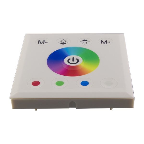 Optonica LED dimmer fali fehér üvegpanel RGB szalaghoz érintő vezérléssel (AC6319) Optonica LED dimmer fali fehér üvegpanel RGB szalaghoz érintő vezérléssel (AC6319)