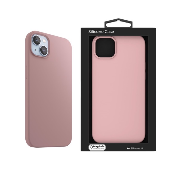 NextOne IPH-14-MAGSAFE-PINK iPhone 14 rózsaszín szilikon MagSafe hátlap NextOne IPH-14-MAGSAFE-PINK iPhone 14 rózsaszín szilikon MagSafe hátlap