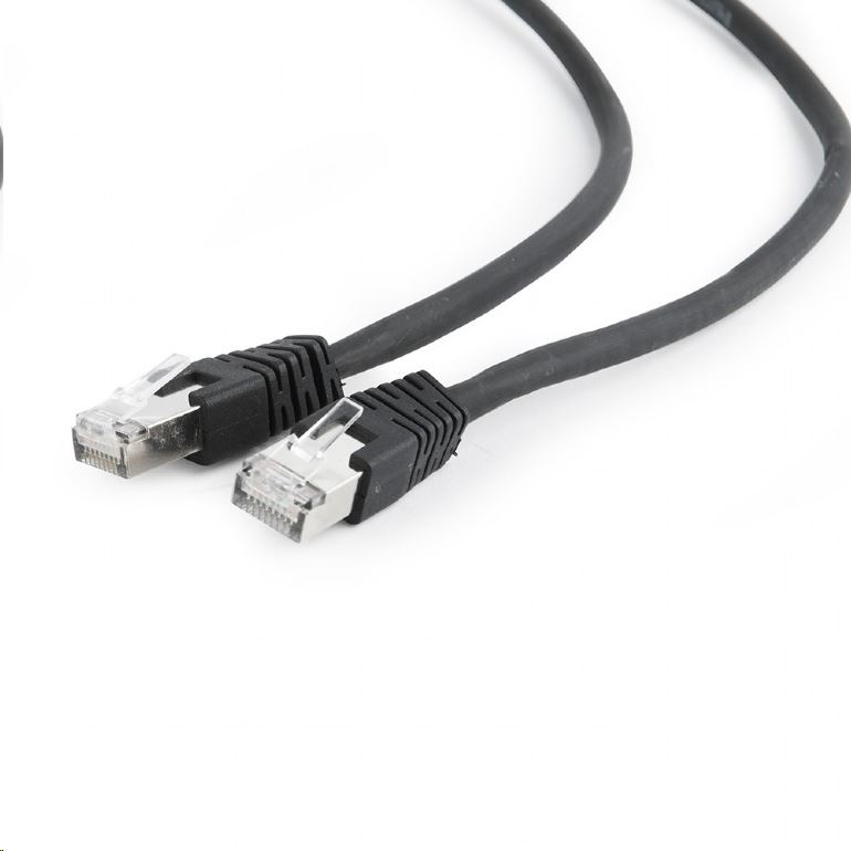 Gembird FTP CAT6A patch kábel 5m fekete (PP6A-LSZHCU-BK-5M) Gembird FTP CAT6A patch kábel 5m fekete (PP6A-LSZHCU-BK-5M)