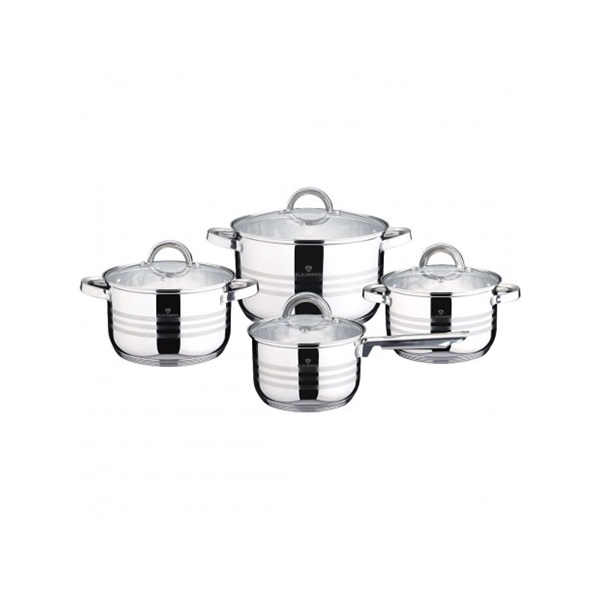 Blauman BL-3115 Gourmet Line 8 részes edénykészlet Blauman BL-3115 Gourmet Line 8 részes edénykészlet
