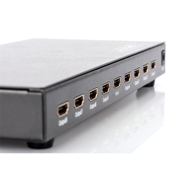 Digitus professzionális HDMI jel osztó, 1x8 (DS-43302)