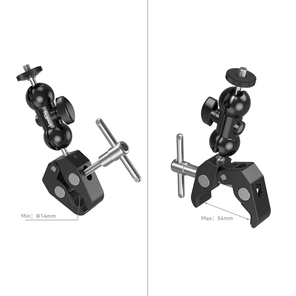 SmallRig Crab-Shaped Clamp Kit with Ballhead Magic Arm 1138B SmallRig Crab-Shaped Clamp Kit with Ballhead Magic Arm 1138B