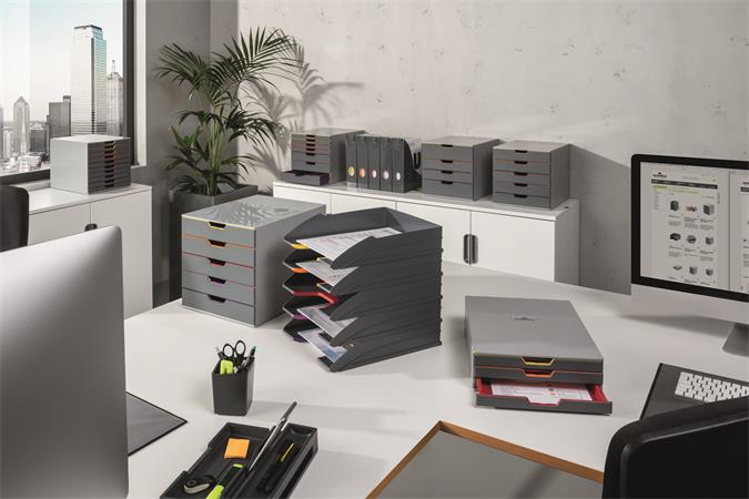 DURABLE VARICOLOR MIX műanyag 5 részes Irattálca szett