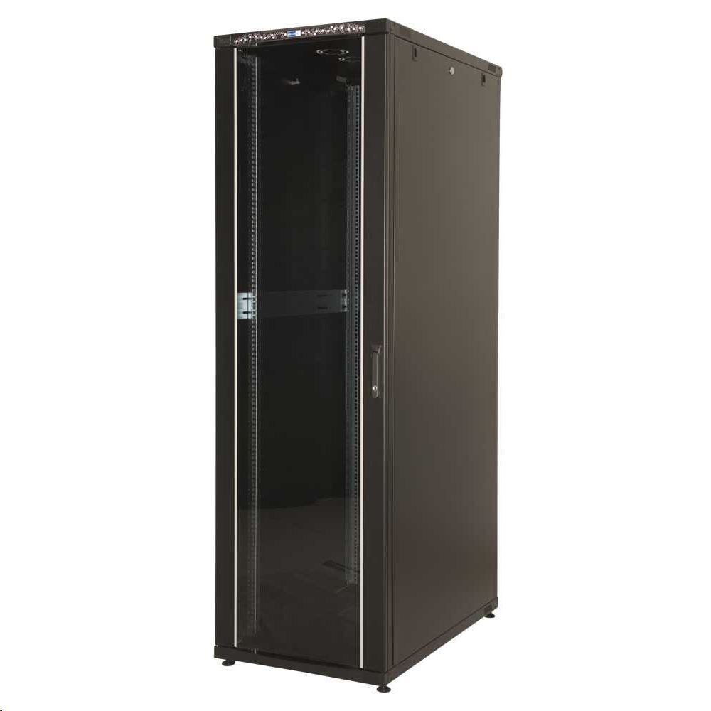 Lande CK 26U 19" rack szekrény fekete (LN-CK26U6060-BL)