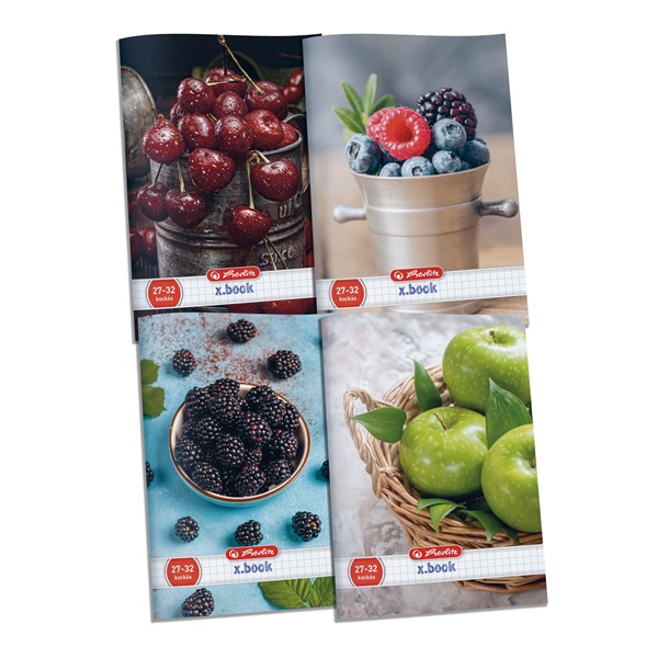 Herlitz Fruit A5 27-32 kockás füzet Herlitz Fruit A5 27-32 kockás füzet