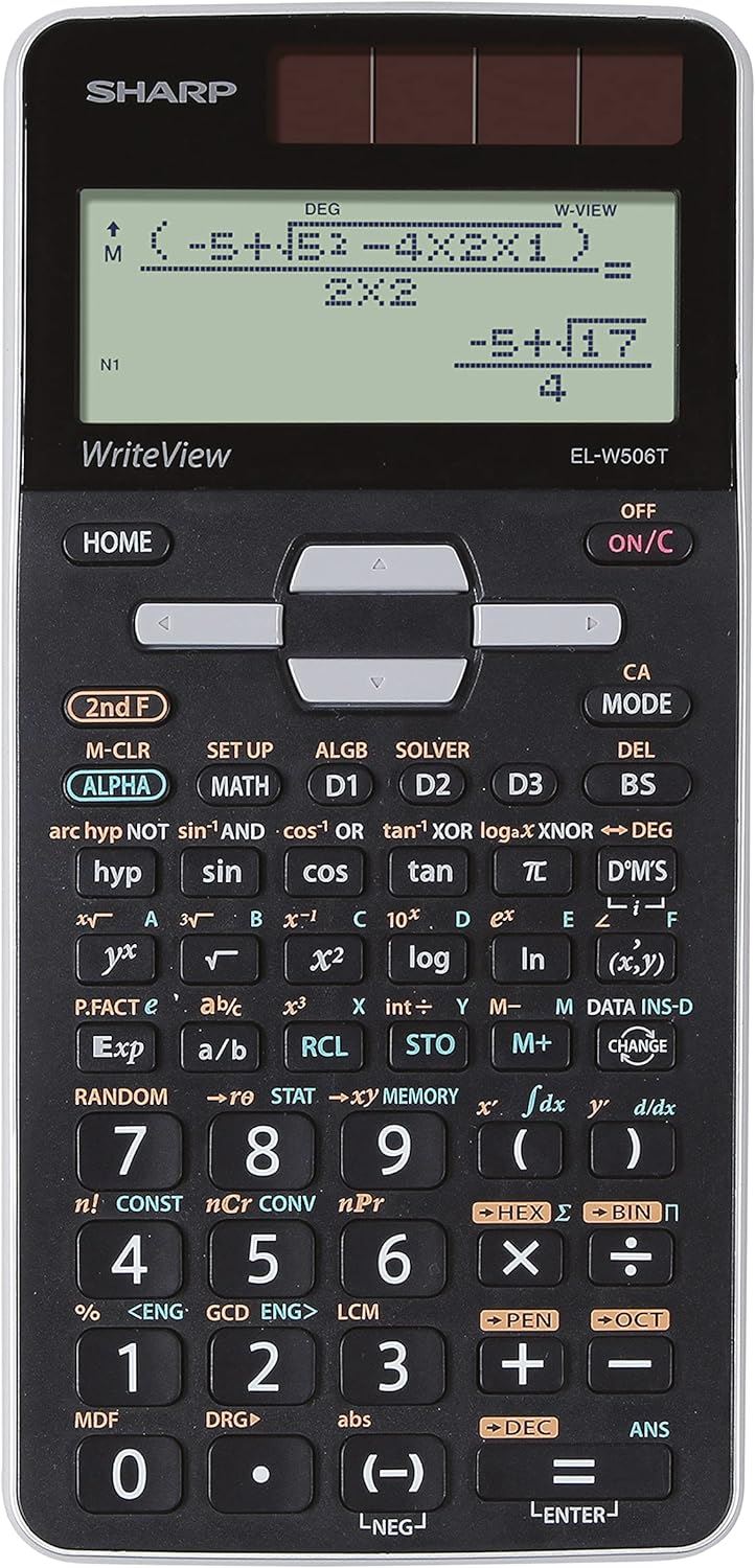 Sharp EL-W506T-GY tudományos számológép