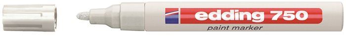 EDDING "750" lakkmarker 2-4 mm fehér (TED7501)