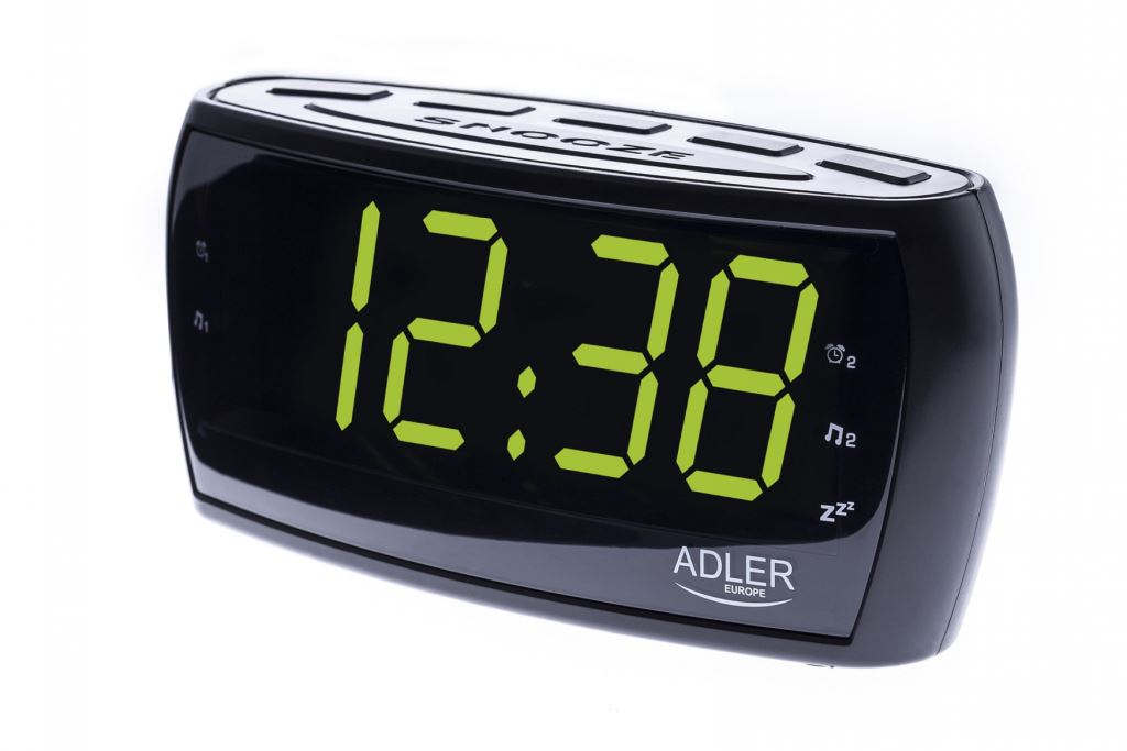 Adler AD1121 rádiós ébresztőóra fekete Adler AD1121 rádiós ébresztőóra fekete