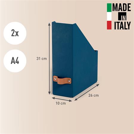 LEITZ  Puro karton 100 mm Iratpapucs Óceánkék