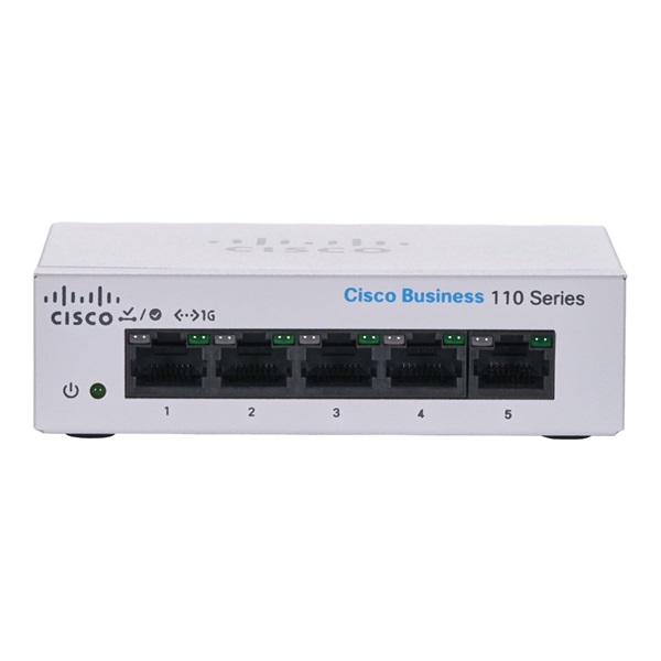 Cisco CBS110-5T-D-EU 5 LAN 10/100/1000Mbps 1U switch Cisco CBS110-5T-D-EU 5 LAN 10/100/1000Mbps 1U switch