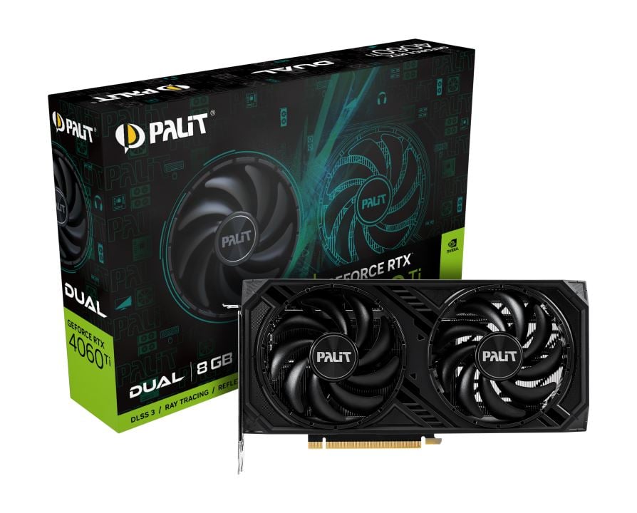 Palit GeForce RTX 4060 Ti Dual 8GB GDDR6 videokártya