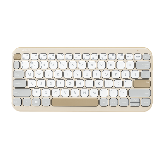ASUS Marshmallow KW100 vezeték nélküli billentyűzet HU Oat Milk ASUS Marshmallow KW100 vezeték nélküli billentyűzet HU Oat Milk