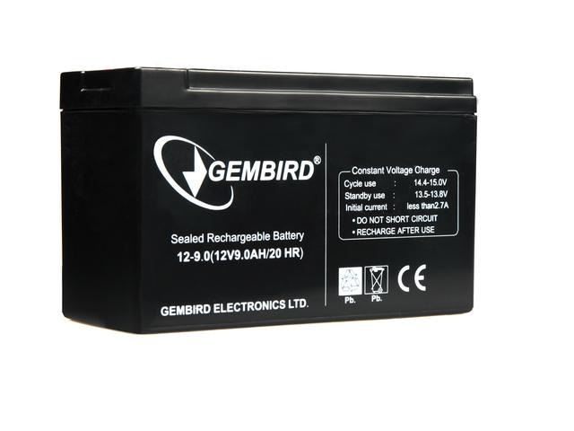 Gembird 12V 9 AH csere akkumulátor (BAT-12V9AH) Gembird 12V 9 AH csere akkumulátor (BAT-12V9AH)