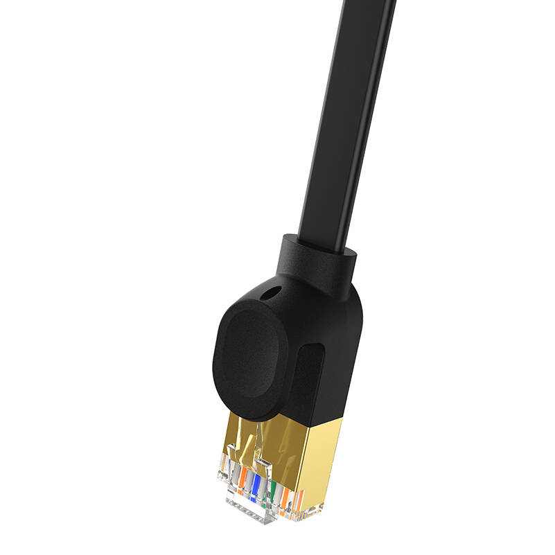 Baseus Cat 7 UTP Ethernet RJ45 Cable Flat 1 m black