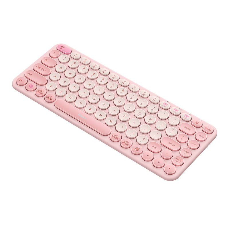 Baseus K01A Wireless Tri-Mode Keyboard Baby Pink