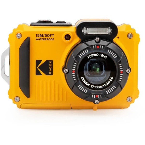 Kodak Pixpro WPZ2 vízálló/porálló/ütésálló digitális sárga fényképezőgép Kodak Pixpro WPZ2 vízálló/porálló/ütésálló digitális sárga fényképezőgép