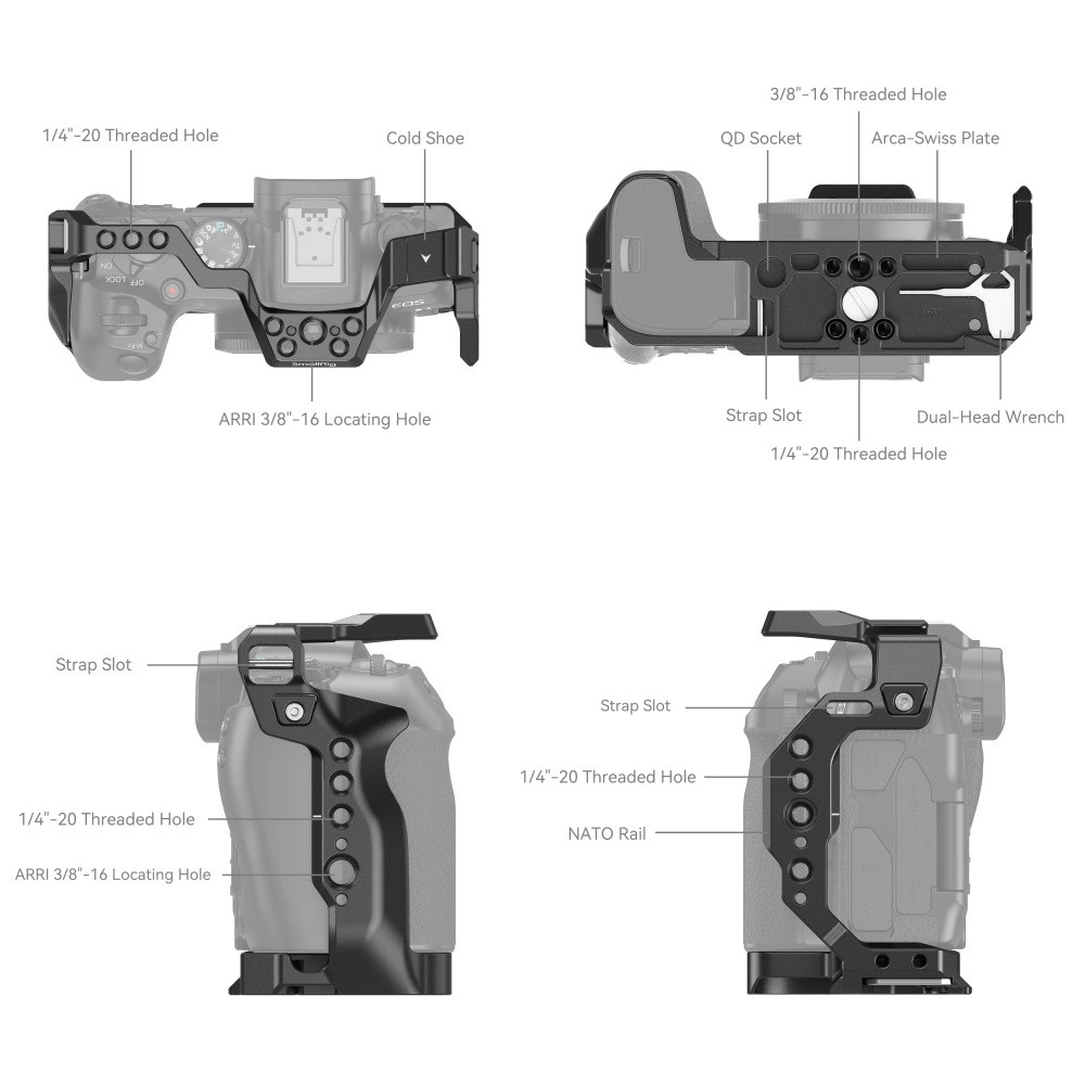 SMALLRIG Cage for Canon EOS R8 